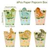 Jungle Safari Popcorn Candy Box Mermaid Butterfly Donut Hawaii Birthday Party Decor Kids Strawberry Wedding Party Supplies Gifts