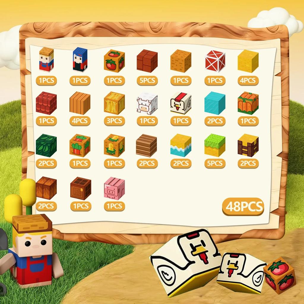 Non-Toxic New Magnetic Building Blocks Magnet Cube Pixel Style Brick Toy Storage Box Lid Can Hold Figures Toys Children Gift