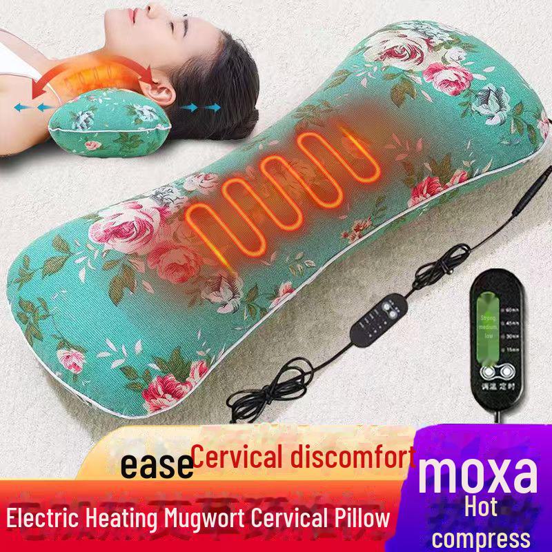 

Подушка для шейного отдела позвоночника из льна с добавлением полыни для моксотерапии