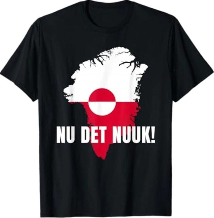 Nu det Nuuk! Now s Enough! Funny Saying Greenlandic Flag T-Shirt S