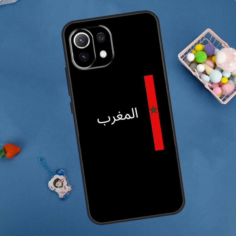 Morocco Map Flag Case For Xiaomi 13 14 15 Ultra 11T 12T 13T 14T Pro POCO X7 Pro X3 X5 X6 M6 F5 F6 Pro Cover