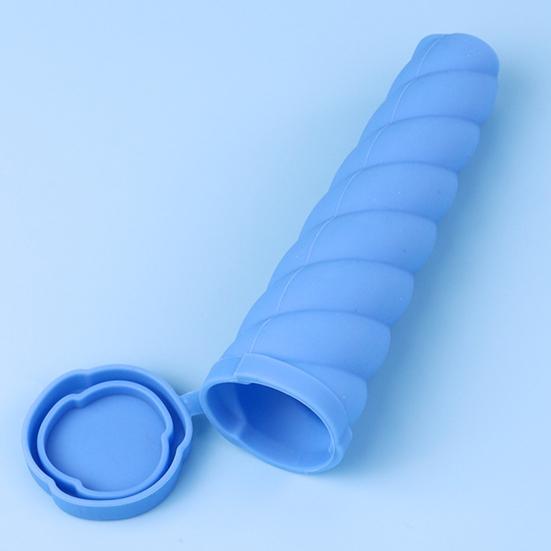 Ice Cube Mold with Cylinder Design Unique Cylinder Ice Mold with Deeper Sealing Cover Easy Demolding Small Popsicle Mold