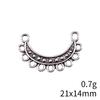 Gifts For Women Jewelry Findings & Components Curved Necklace Connector Accessories Parts Women's Bags Accessories