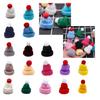 Confezione da 10 Mini Cappelli a Maglia per Artigianato Fai-da-Te Bambina Bambino