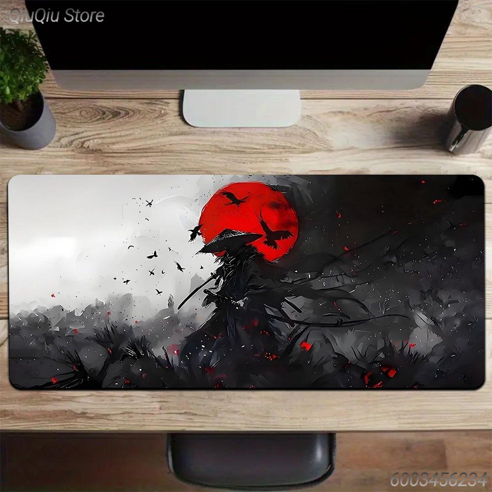 1pc Japanese samurai Large Mouse Pad computer mat Desk Mat keyboard mat Office Gaming Table Mat