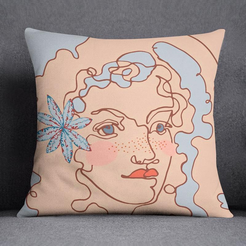 Polyester Pillowcase  Gift Home Office Decor  Bedroom Sofa Car Cushion Cover