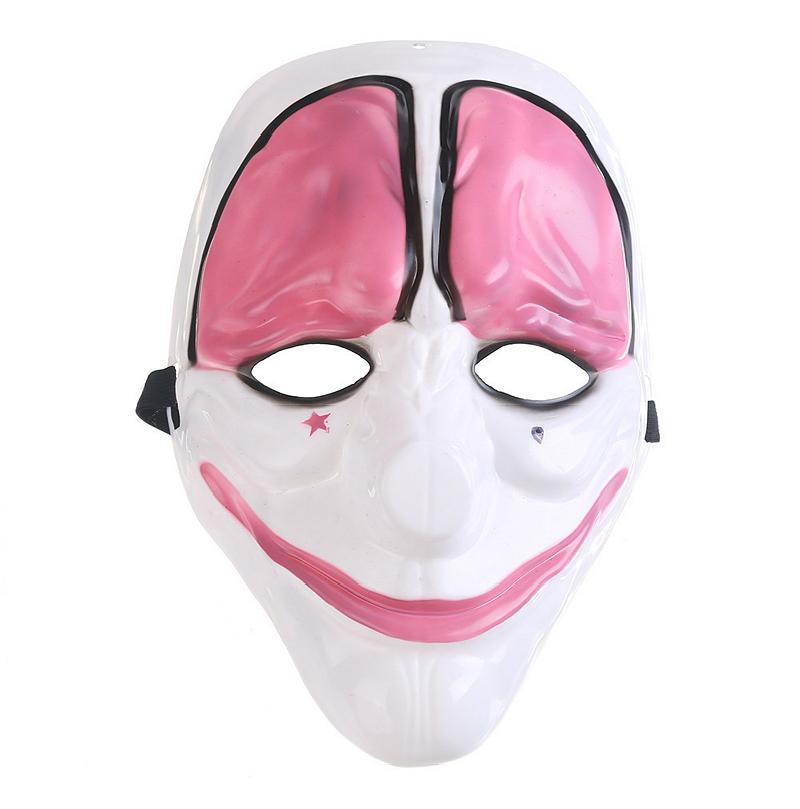 Halloween Scary Clown Payday Mask Cosplay Masquerade Prop Carnival Mask Joker Dallas Wolf Hoxton Chains Movie Props Mask