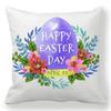 Easter Decorative Pillowcase Cartoon Egg Rabbit Flower Print Cushion Cover Bedroom Room Home Decor 45X45 Cm