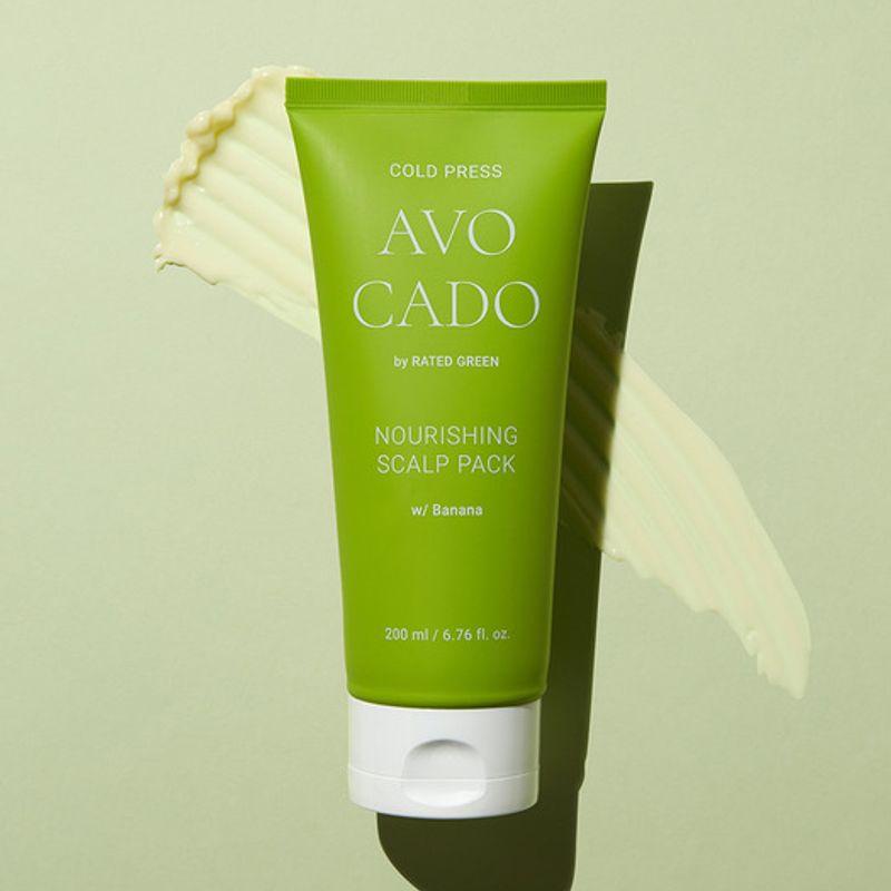 Kallpressad avokado närande hårbottenmask 200 ml