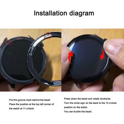 Pevný PC Rámeček Prstenec Pro Xiaomi Watch S3/S4 Plastový Rámeček Kryt Dekorace Pro Xiaomi Watch S3 Pouzdro Hodinek Prstenec S Měřítkem