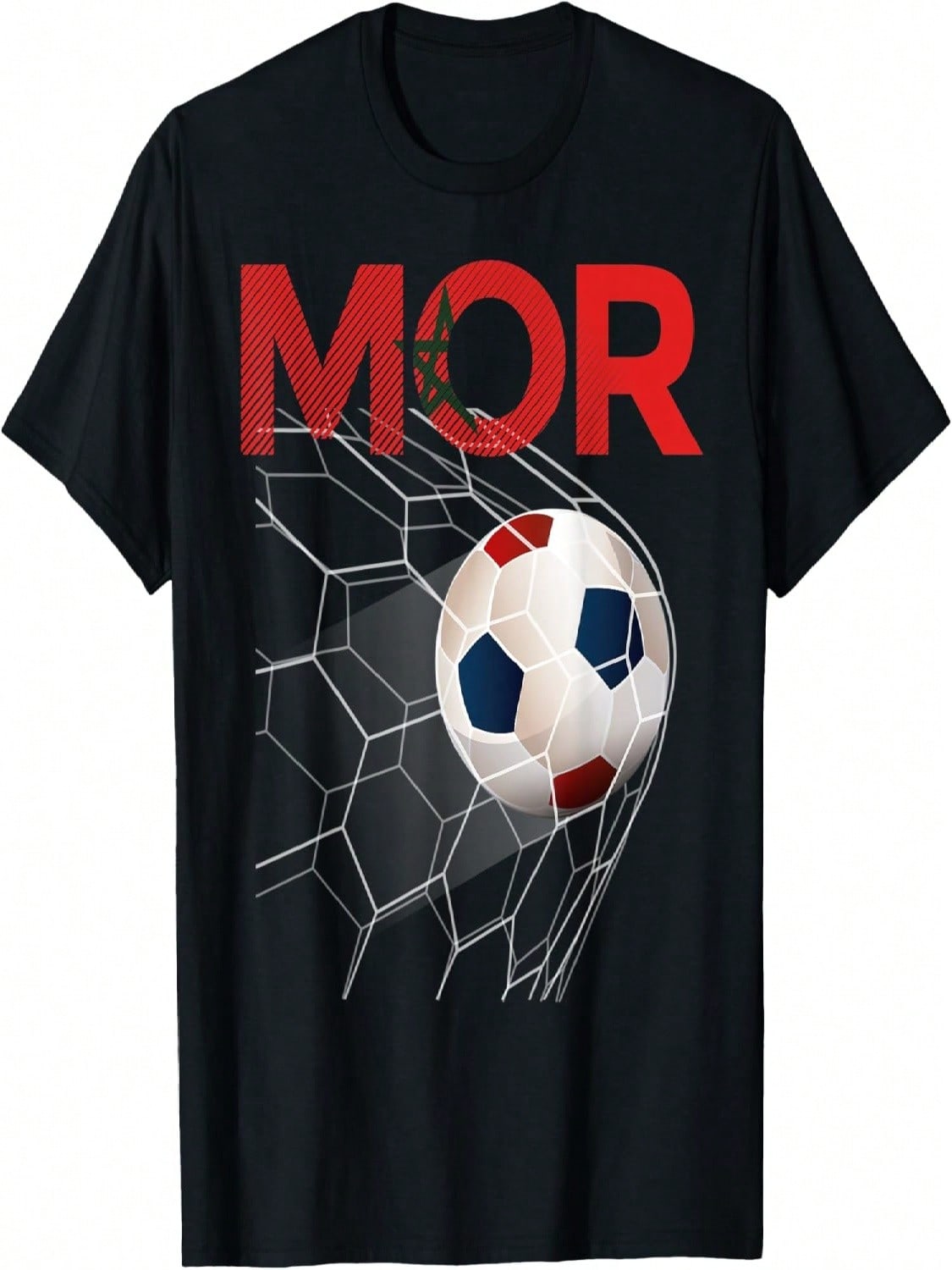 Morocco Soccer T Shirt; Soccer T Shirt; Morocco Shirt S