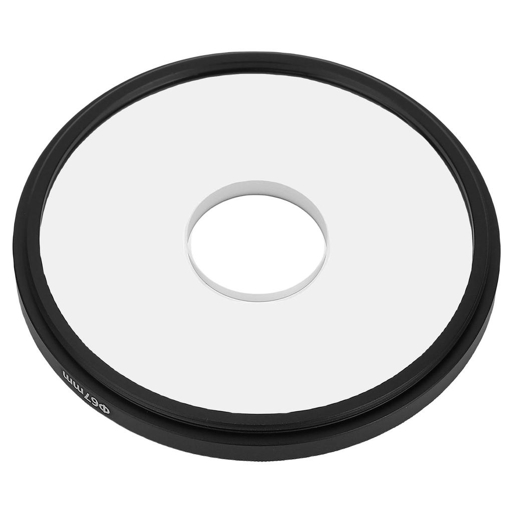62mm Center Exposure Lens Filter with 62mm-67mm Filter Adapter Edge Blur Special Effect Filter for