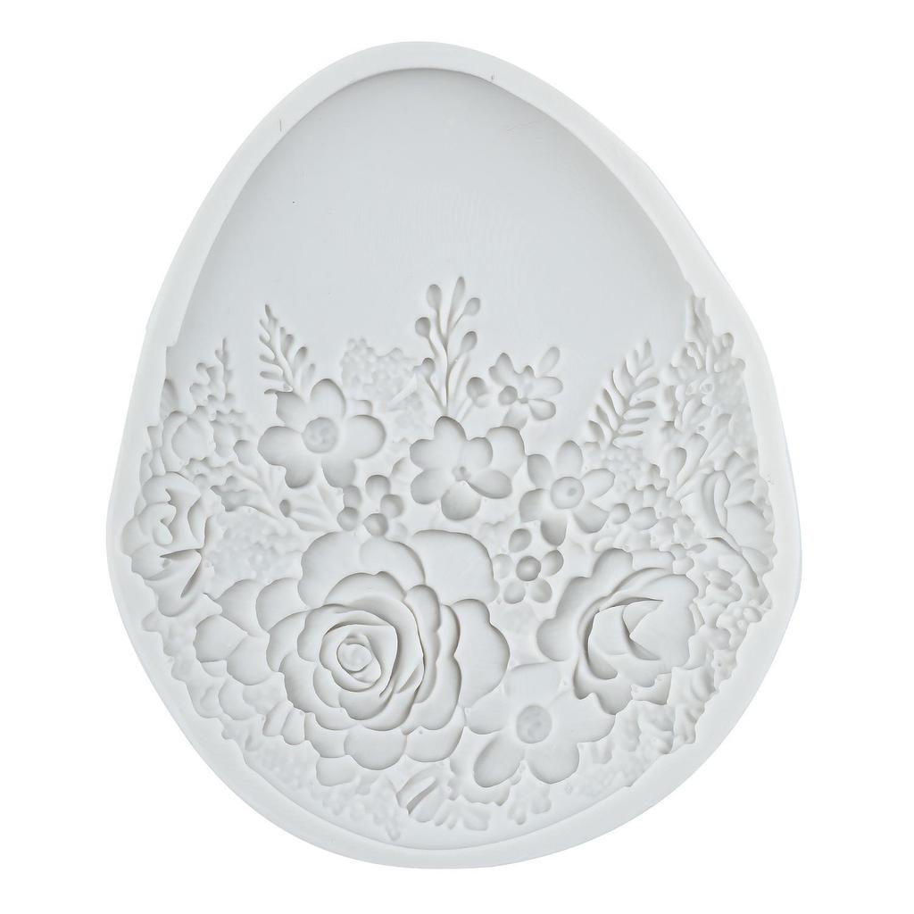 Easter Silicone Molds Easter Egg Flower Fondant Mold Cake Decorating Tools Cupcake Topper Candy Resin Clay Chocolate Gumpaste Mold