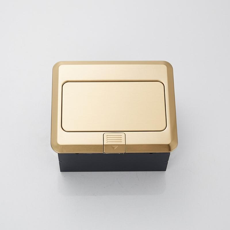 Strong Steel Ground Power Outlet with Spring Loading Popup Mechanism Corrosion Resistant Floor Port US Compatible