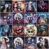 Diamond Embroidery The Nightmare Before Christmas Painting Full Square Round Jack Skellington Sally Mosaic Home Decor