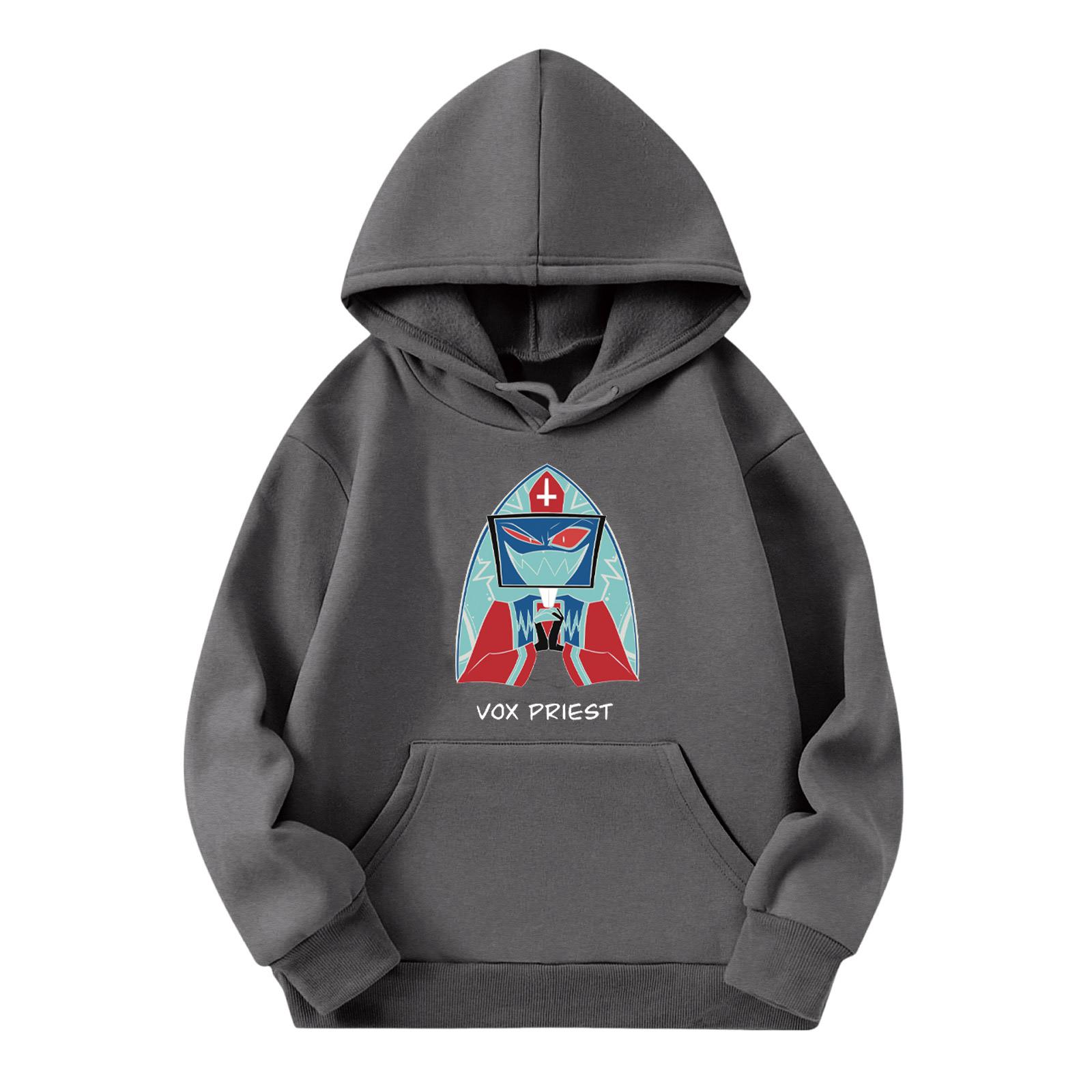 

Детская мода Легкий пуловер с длинным рукавом с карманами Толстовка с принтом 130