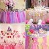 25 Yards 15cm Tulle Roll Fabric Spool Tutu Wedding Birthday Decoration Organza DIY Crafts Birthday Party Supplies