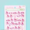 Stationery My Melody Sanrio Characters Bonbon Drop Stickers Mini S8815089 Sun-Star