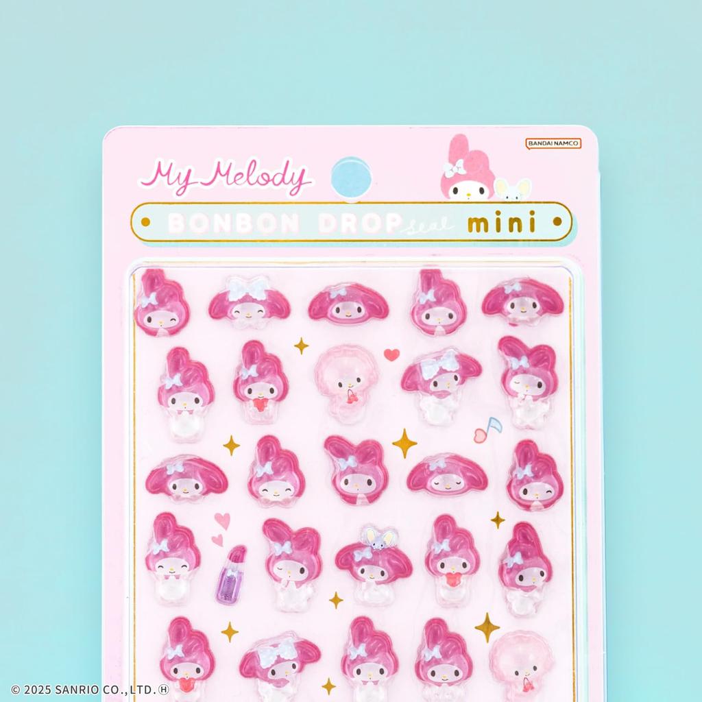 Stationery My Melody Sanrio Characters Bonbon Drop Stickers Mini S8815089 Sun-Star