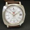 VINTAGE SEIKO 5 AUTOMATIC JAPAN MENS WHITE COLOR DIAL WATCH a701201-5 R206a-a701201