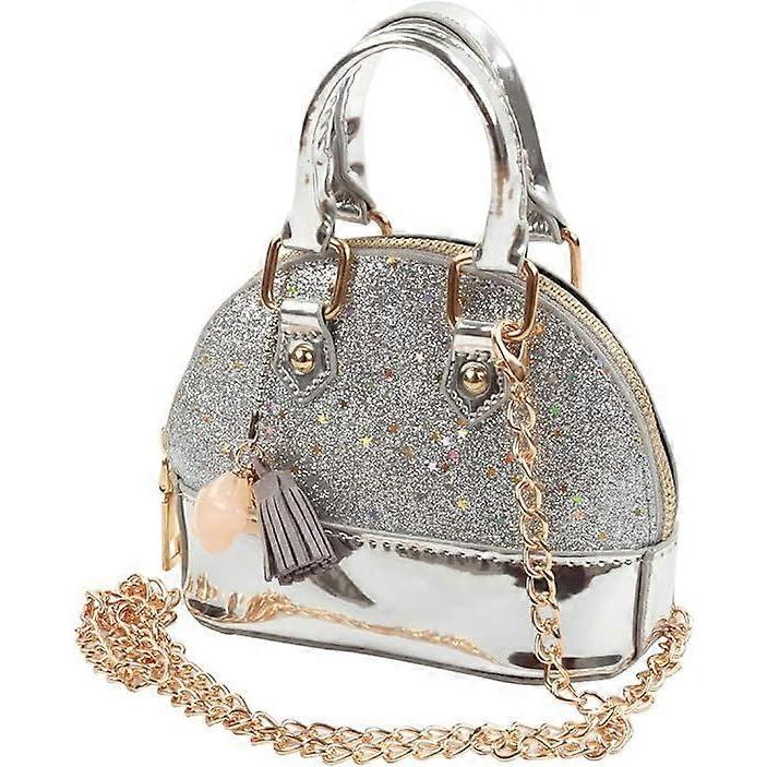 Girls' Mini Sequin Handbag Random Color Pendant Shell Shaped Cros
