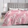 Red Flamingo Flannel Blanket - Super Soft | Perfect Couch/TV Blanket for Home | Ideal Gift for Friends