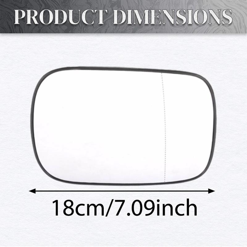 Left Right Side Heated Wing Mirror Glass Rearview Mirror for Volvo XC70 Facelift XC90 Pre-facelift 2003 2004 2005 2006 8650148