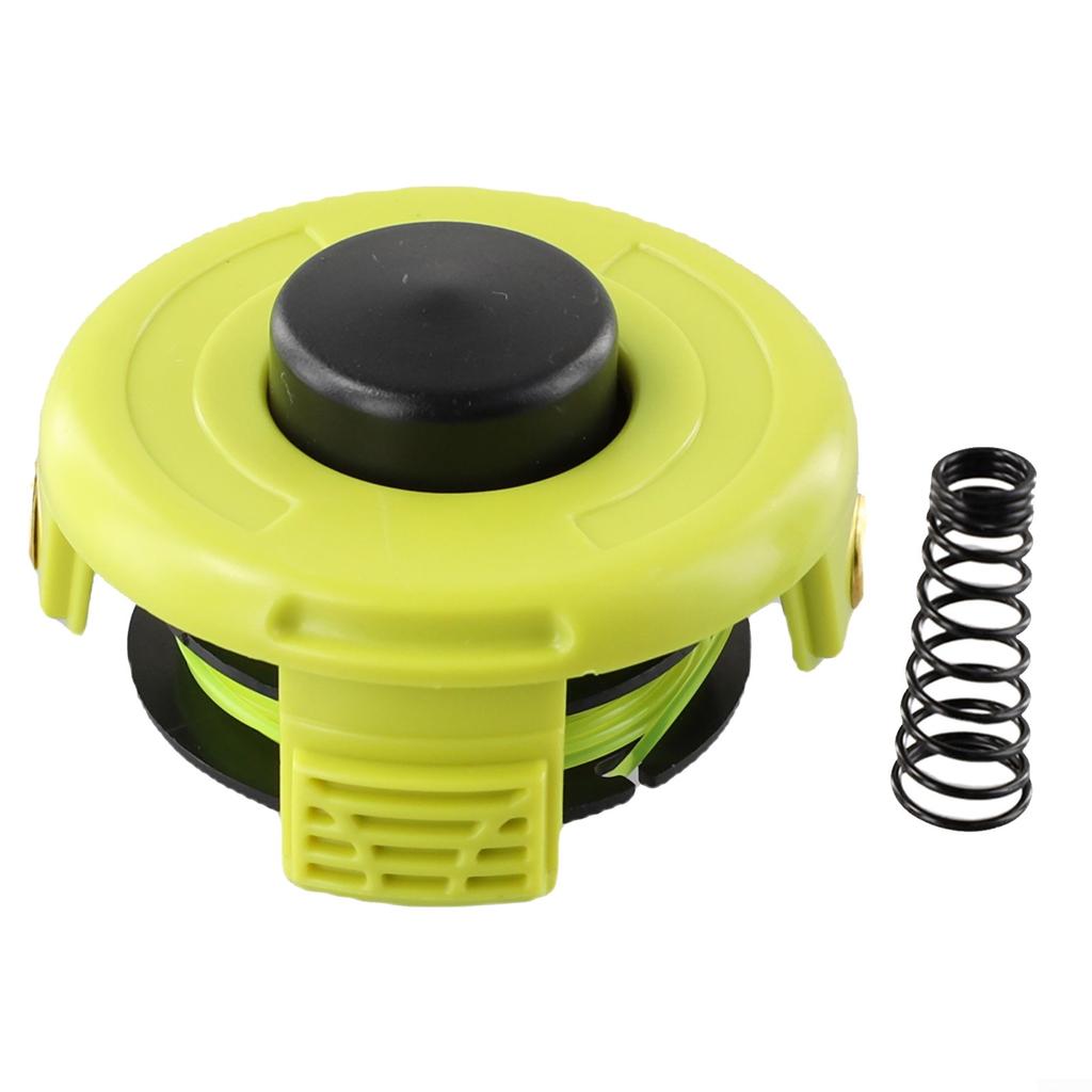 Komplett spoletrimmer 1 sett 1,2 mm Svart+Gul deksel