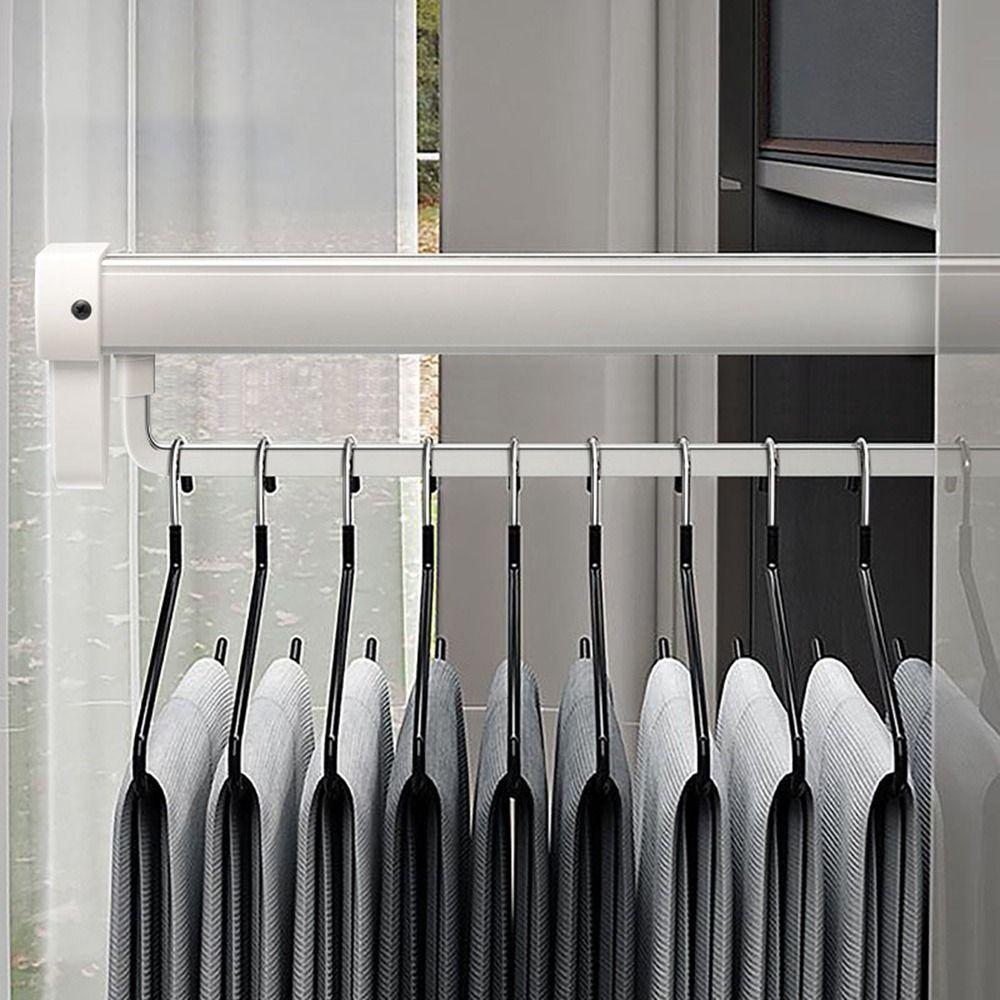 Heavy Duty Pull-out Pants Rack Hanging Trouser Storage Rack Durable Clothes Storage Rod  Daily Use