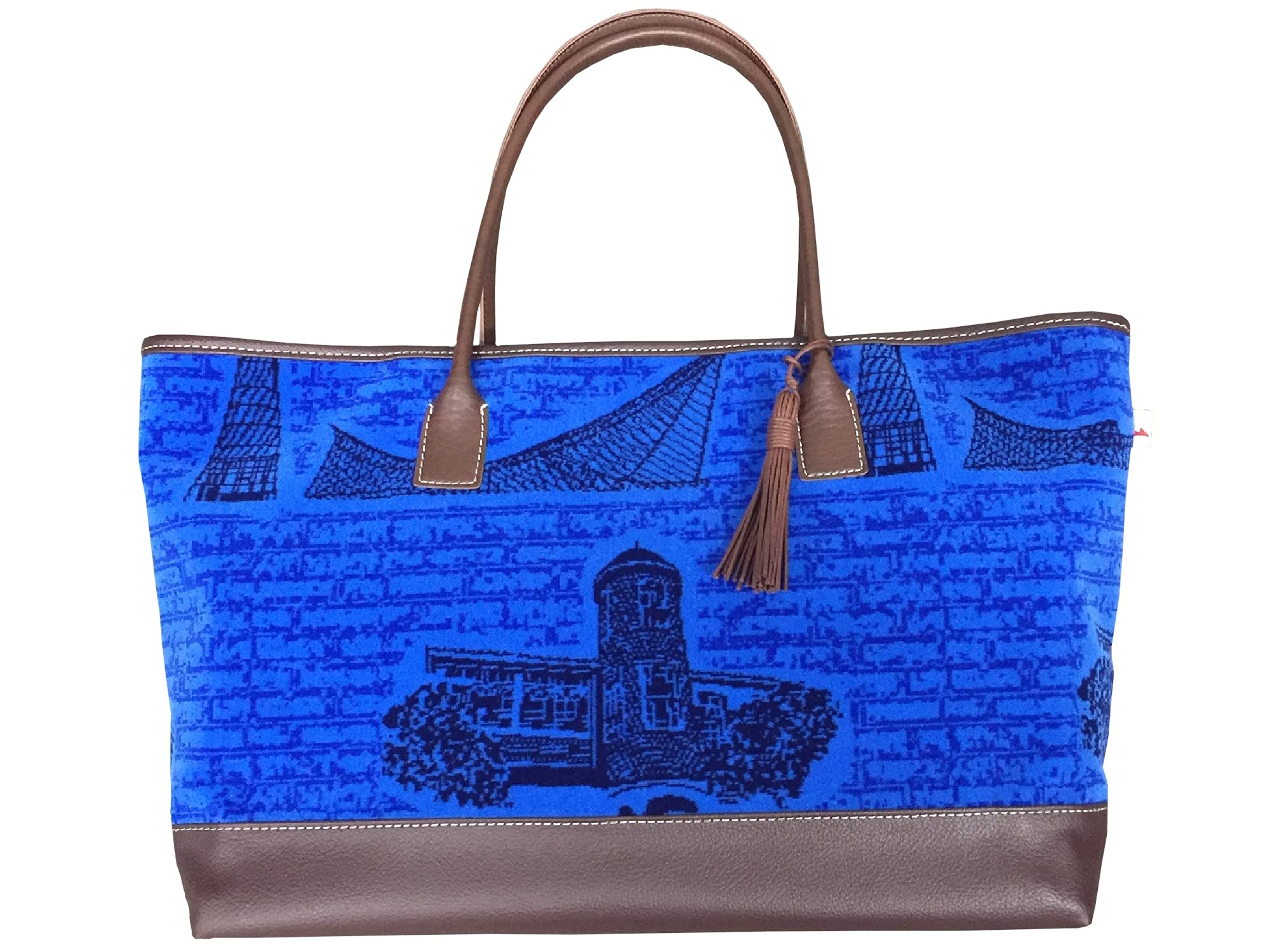 

Сумка-тоут Moquette Kobe City Bus Japan Seal Collaboration Goods Bag синяя [NIPPONSEAL] синий