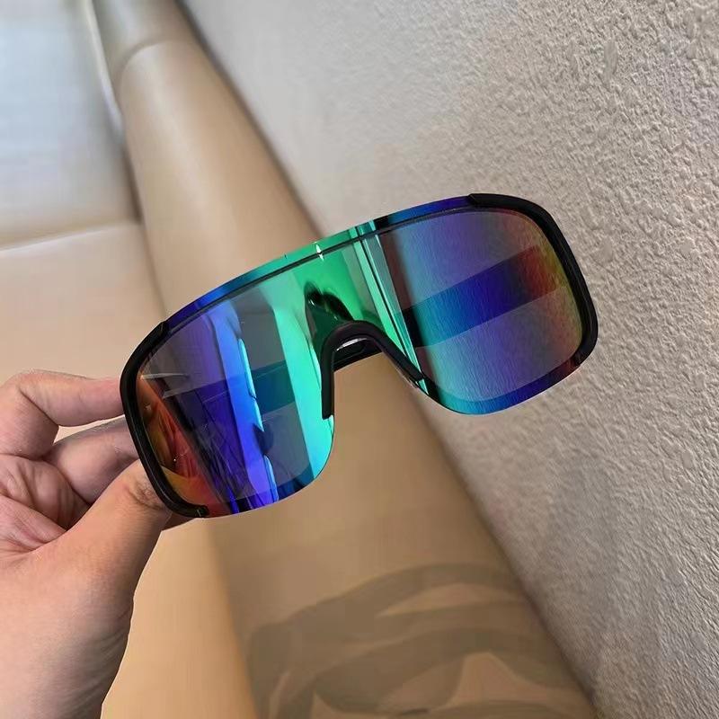 Y2K Style Cycling Sunglasses Windproof Glasses For Men Women Retro-Reflective Sheeting Lens Road Riding Sport Glasses