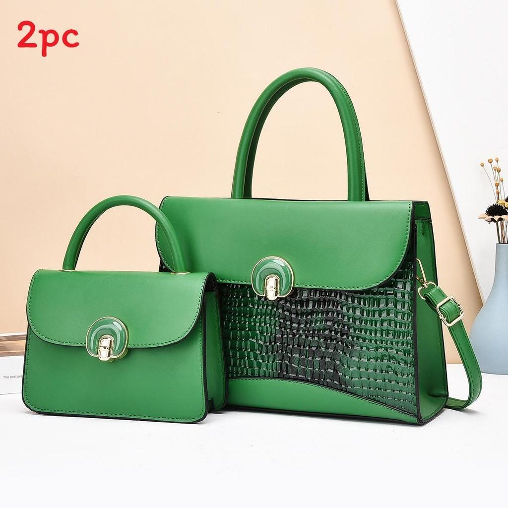 

Mother Large Capacity And Child Package With Serpentine Print Design For Daily зелёный