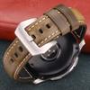 First Layer Oil Wax Cowhide Leather Watch Strap 20 22 24 26mm Padded Genuine Leather Band for PAM111/441/312 Durable Bracelet
