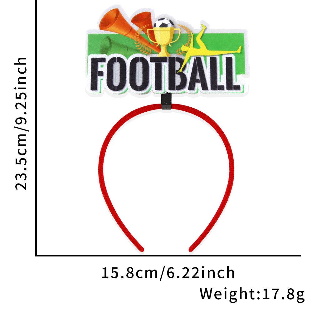 Football Fan Party Headband Football Match Cheering Headwear