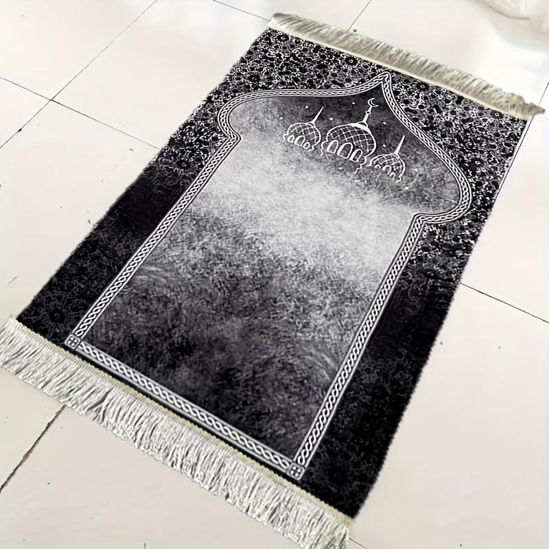 VIKAMA Adult Prayer Mat Foldable Ramadan Muslim Prayer Mat Indoor/Outdoor Portable Prayer Rug Study Room & Hallway Decor