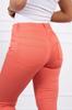 Spodnie Kolorowy Jeans Ciemno Morelowe S
