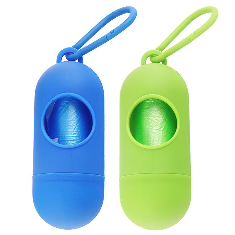 Pet Cleaning Supplies, Dog Garbage Bags, Bullet-shaped Portable Storage Boxes, Toilet Picks, Garbage Bag Boxes