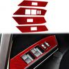 For Toyota RAV4 2013-2018 Accessories Window Switch Panel Red | Real Carbon Fiber, for Toyota RAV4 2013 2014 2015 2016 2017 2018, Interior Trim