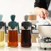 One-piece Oil Bottle With Brush Leak-proof Soy Sauce Dispenser For Kitchen