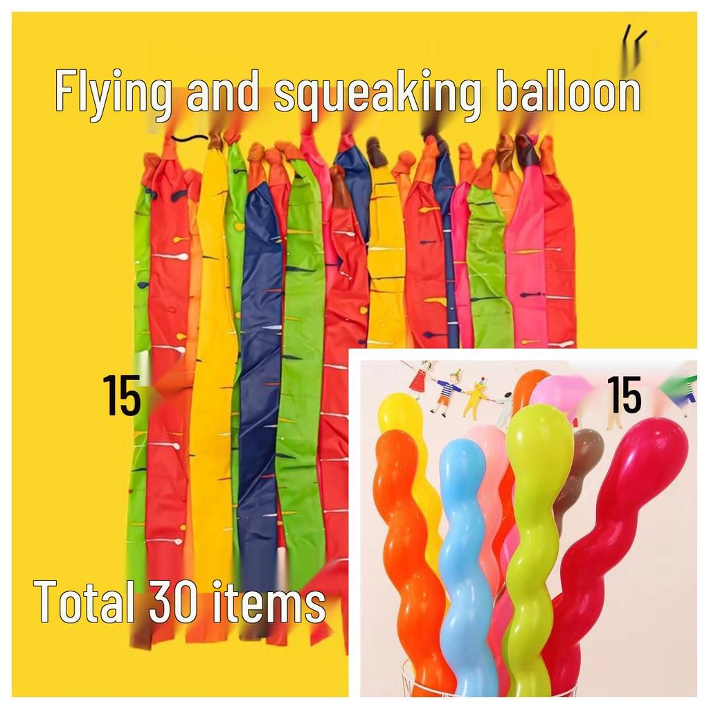 Palloncini Lunghi Colorati a Spirale per Decorazioni di Feste di Compleanno