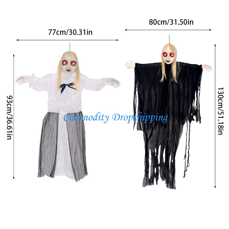 Y5JC Scary Skeleton Voice Decoration with Glowing Eye Activated Skeleton Sound Activated Skeleton For Indoor Decoration