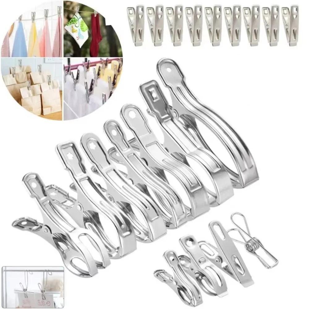 Heavy Duty Beach Towel Clips Space Saving Sock Drying Rack Clothes Drying Rack Clamp  Home Storage