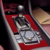 AIRSPEED Mazda3 Spezielles Zubehör Kohlefaser Innenraumteile Auto Schaltknauf Panel Verkleidung Abdeckung Zierleiste Kühl Fleckenbeständig Innenraumband Auto