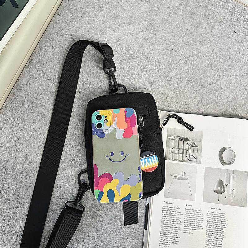 Men Mini Chest Bag Women Commuter Mobile Phone Bag Shoulder Bag