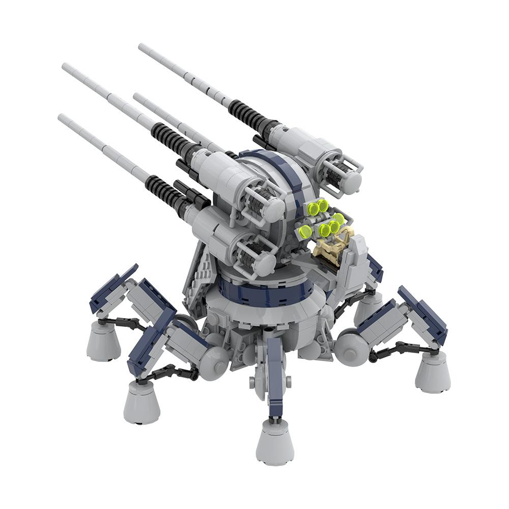 MOC CIS Anti-Aircraft Artillery Building Blocks Model Military CIS Weapons System Bricks Assembly Toys Kids DIY Birthday Gifts