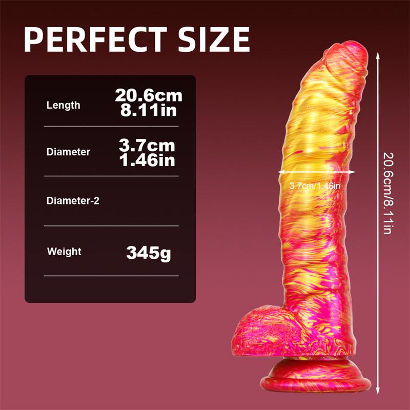Caterpillar Soft Silicone Mixed Color Heteromorphic Dildo Female Masturbation Sm Sex Toys Adult Products