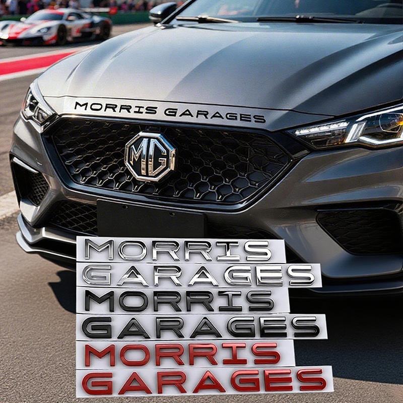ZAR3 ABS Letter Sticker Car Front Rear Badge Emblem Accessories For Morris Garages MG ZS 5 7 6 Cyberster MG4 EV ES5 HS ONE GT GS MG3