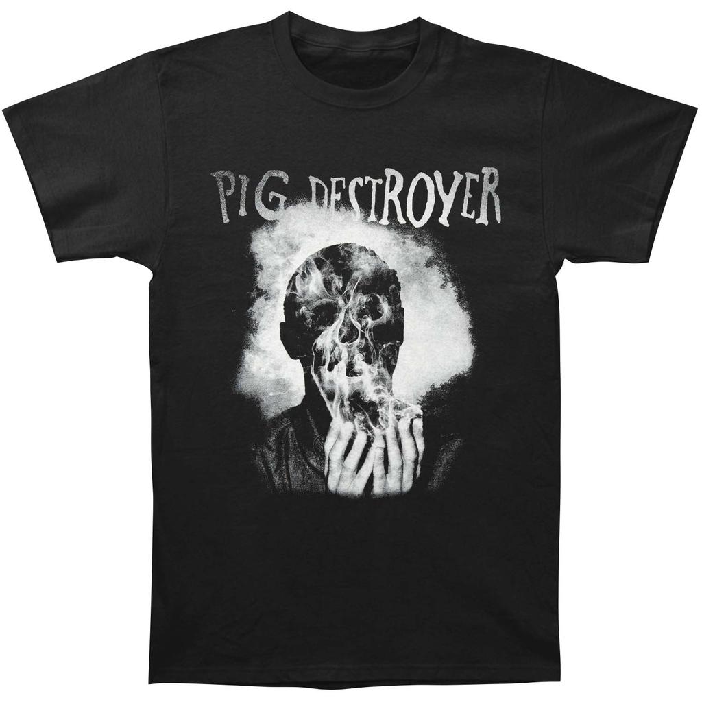 Men's Pig Destroyer Head Cage T-Shirt Mens Womens Tees Top Black