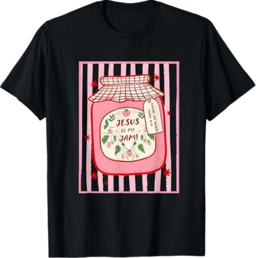 Jesus is My Jam Christian Faith Design Tee T-Shirt S