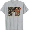 MTV Rock N Roll Music Hard Heavy Metal Skull Guitar Vintage T-Shirt Y2k Clothes Women Clothing Tee Shirt Femme Camisetas